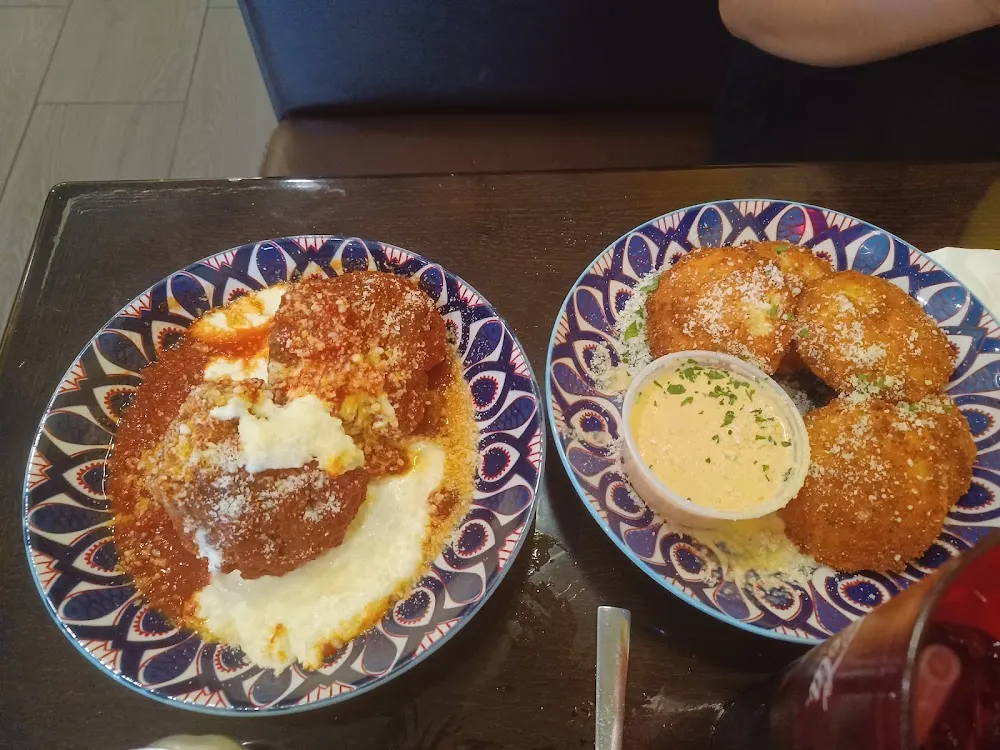 Fried Ravioli Appetizer and Meatball Appetizer
